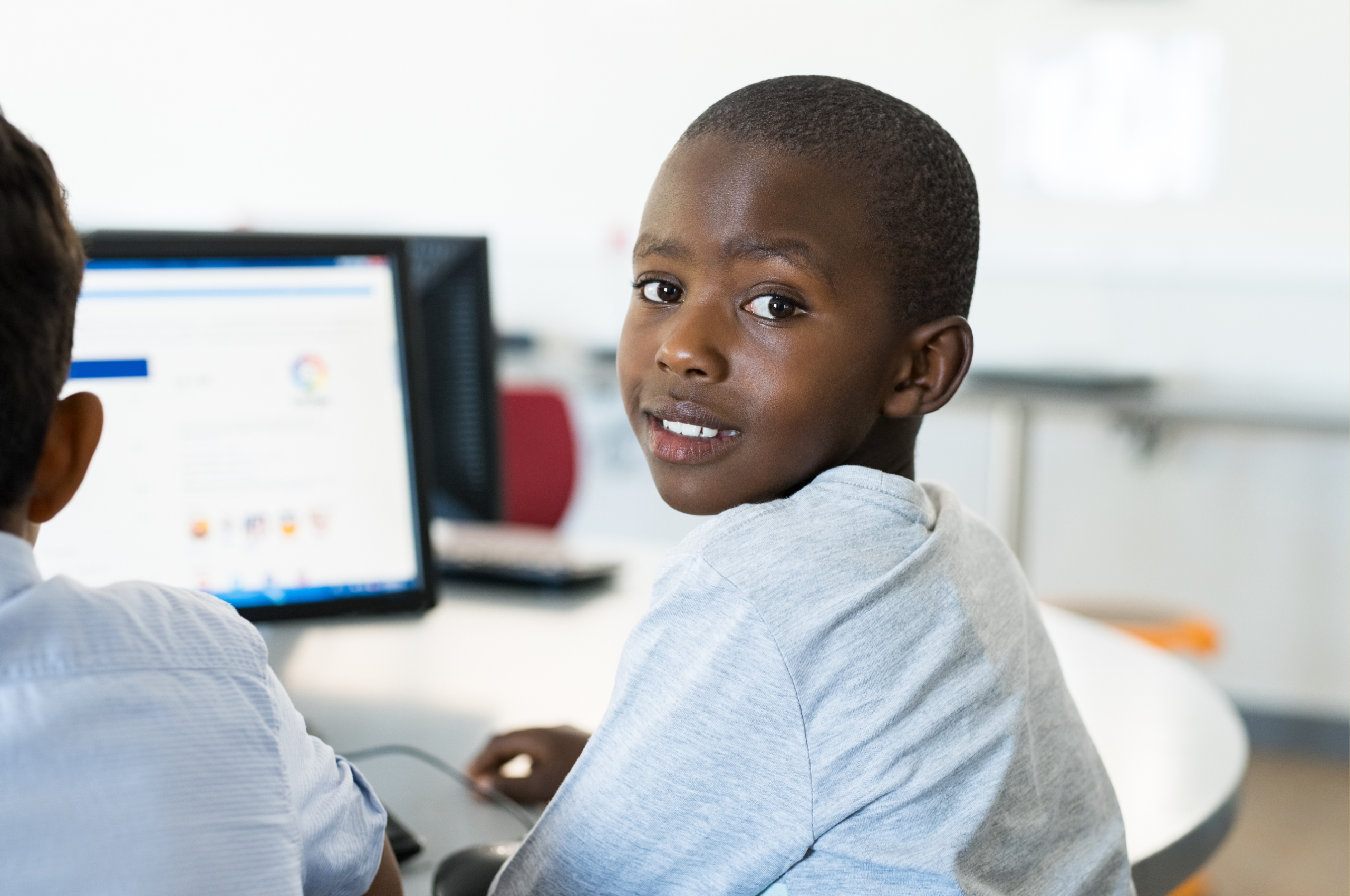 boy at computer